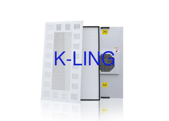 Noise Level 45 DB White Fan Filter Unit 650 X 650 X 350mm For Industrial