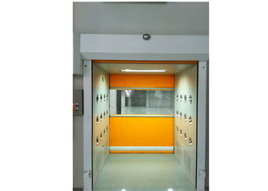 Customized 1 - 4 Person Air Shower Clean Room With HEPA Filter and Rolling Door