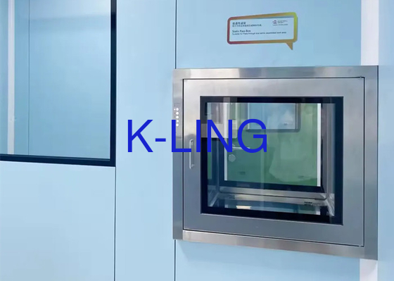 Electronical Lock Cleanroom Pass Box For Laser Process And 600*600*600mm Internal Work Zone