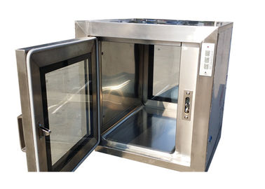 Sterile Electronic Interlock Cleanroom Pass Box In Class 100 Clean Rooms