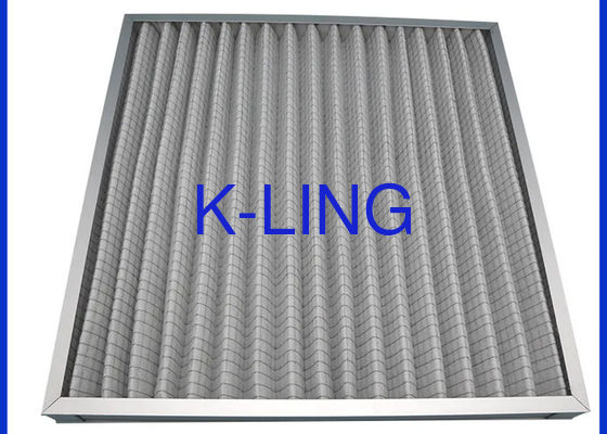 Primary Panel Furnace Pleated Pre Filter HVAC Air Filter For Clean Room