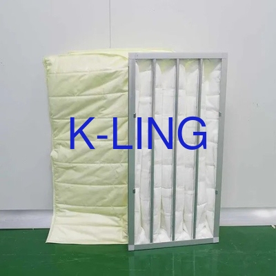 F5 Filtration Class Pocket Air Filter for Cleanroom Air Purification