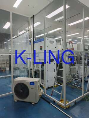 Quick Assembly And Disassembly Softwall Clean Room With Hepa Filtration 99.99%@0.3um And Powder Coated Steel Modular Cleanroom