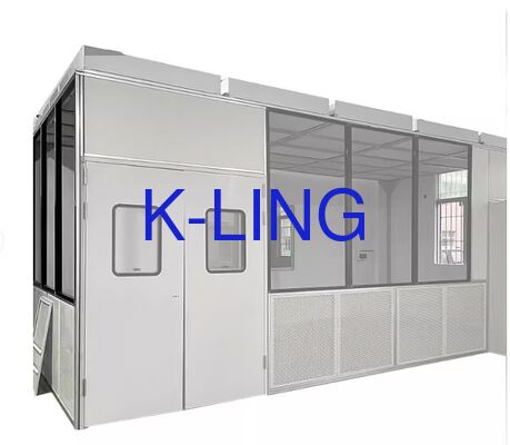 Modular Cleanroom with ISO5/ISO6/ISO7/ISO8 Purification Rank, HEPA Filter And Prefilter Air Filtration, and Modular Installation