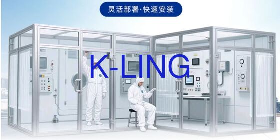 Modular Clean Booth Utilizing HEPA Filters Ensuring Air Filtration and Cleanroom Compliance in Semiconductor Manufacturing