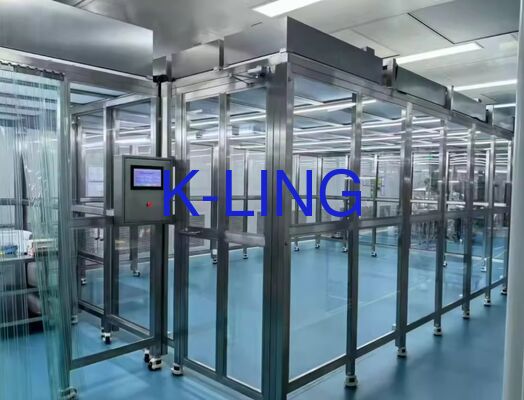 Class 1000 Modular Cleanroom with 50mm Thickness and HEPA/ULPA Filters for Semiconductor Manufacturing