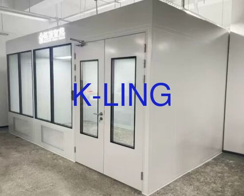 Modular Cleanroom with Suspended Ceiling and HEPA/ULPA Filters Complies With Fire Safety Standards