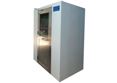Automatic Blow Cleanroom Air Shower / Air Shower Room With Interlock Swing Door