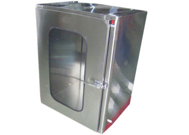 SUS304 UV Light Cleanroom Pass Box With Single Swing Door 220V / 50HZ