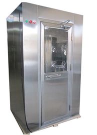 Stainless Steel Double Blowing Cleanroom Air Shower For Single Person