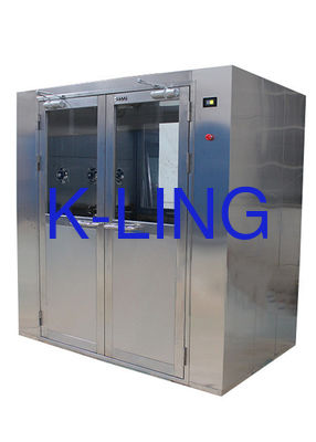 Electronic Interlock Double Door Cargo Air Shower With Two Side Blowing