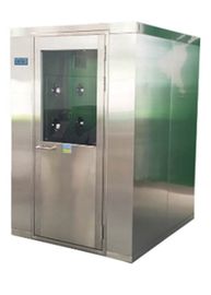 SUS 304 Cleanroom Air Shower Blowing From Both Sides Size Customized