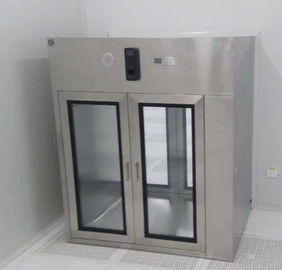 Pharmaceutical Industrial Stainless Steel Pass Box For Cleanroom Air Speed 0.45m/s