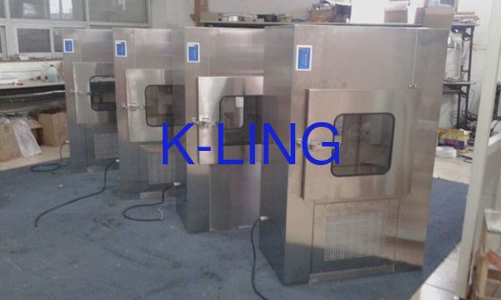 Food Clean Room Stainless Steel Air Shower Pass Box With QS Standard