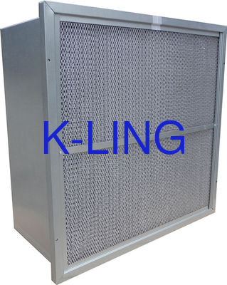 Rigid Deep Pleated HEPA Air Filter GL Frame Filtration Efficiency F9 F8 F7