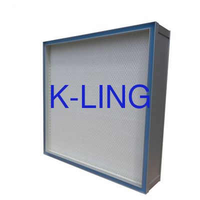 White Color Ultra 0.3um HEPA Air Filter With 99.97% Glass Fibre Media