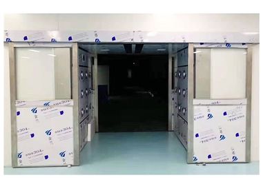 Automatic Sliding Door Air Shower Tunnel With LCD Display CE Certification
