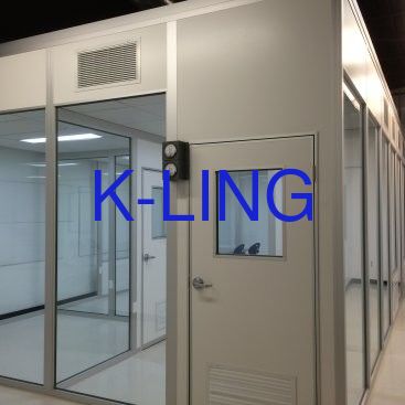 Modular Clean Room with HEPA Filter and Prefilter, Glass Magnesium Rock Wool Sandwich Panel 50mm, and ISO5 to ISO8 Purification Rank