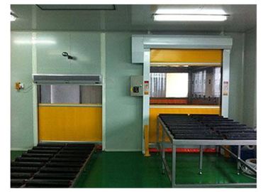 Wind Speed 25 m/s Air Shower Tunnel Automatic PVC Curtain Inductive Door Opening