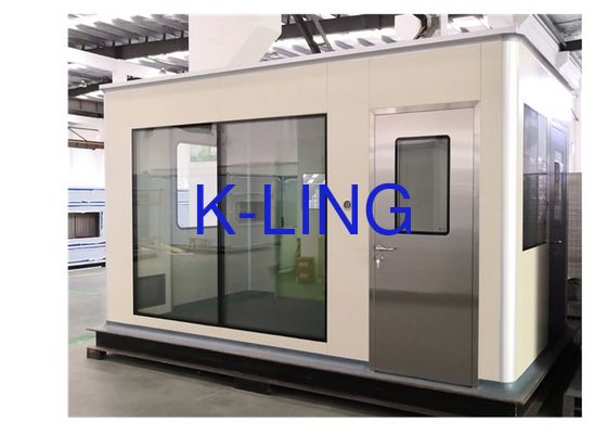 Fireproof Sandwich Panels Softwall Clean Booth with Steel Airtight Door and Aluminum Profile Corner Treatment