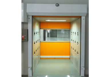 PVC Rolling Shutter Door Cleanroom Air Shower Micro-electronics PLC Control System