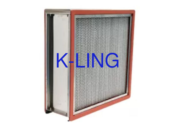 High Temperature 304SS HEPA Air Filter For Food / Medical Factory