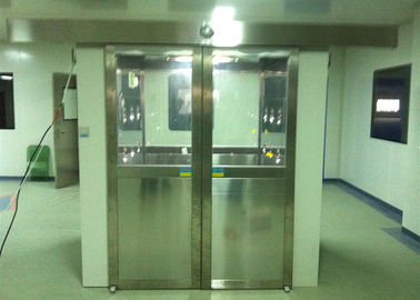 Three Side Blowing Stainless Steel Pharmaceutical Cleanroom Air Shower System 380V 60HZ